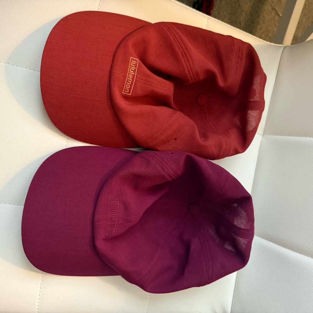 lululemon athletica Red and Plum Unstructured Caps (2 Pack)